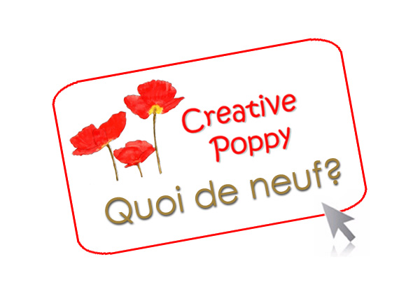 Creative Poppy: Nouveautés grilles de broderie point de croix